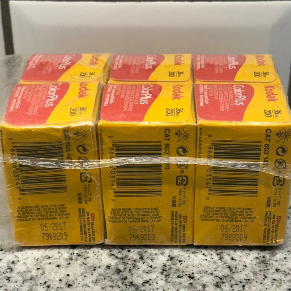 Kodak Unisex 6-Pack 35mm Film‎ ColorPlus 200 36 Exposure Vintage Lomo Pictures